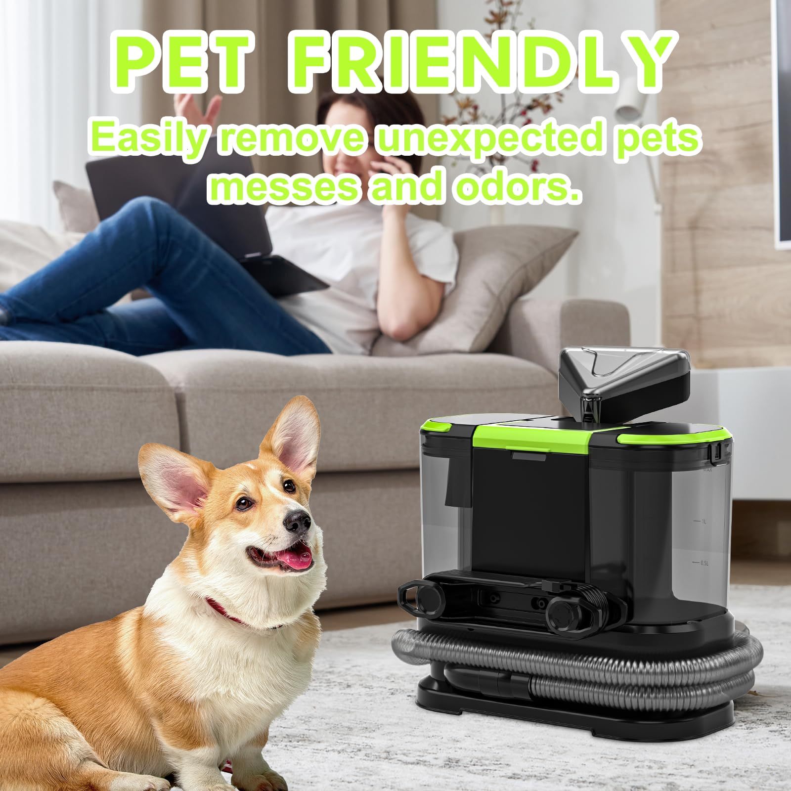 Portable Carpet & Upholstery Cleaner