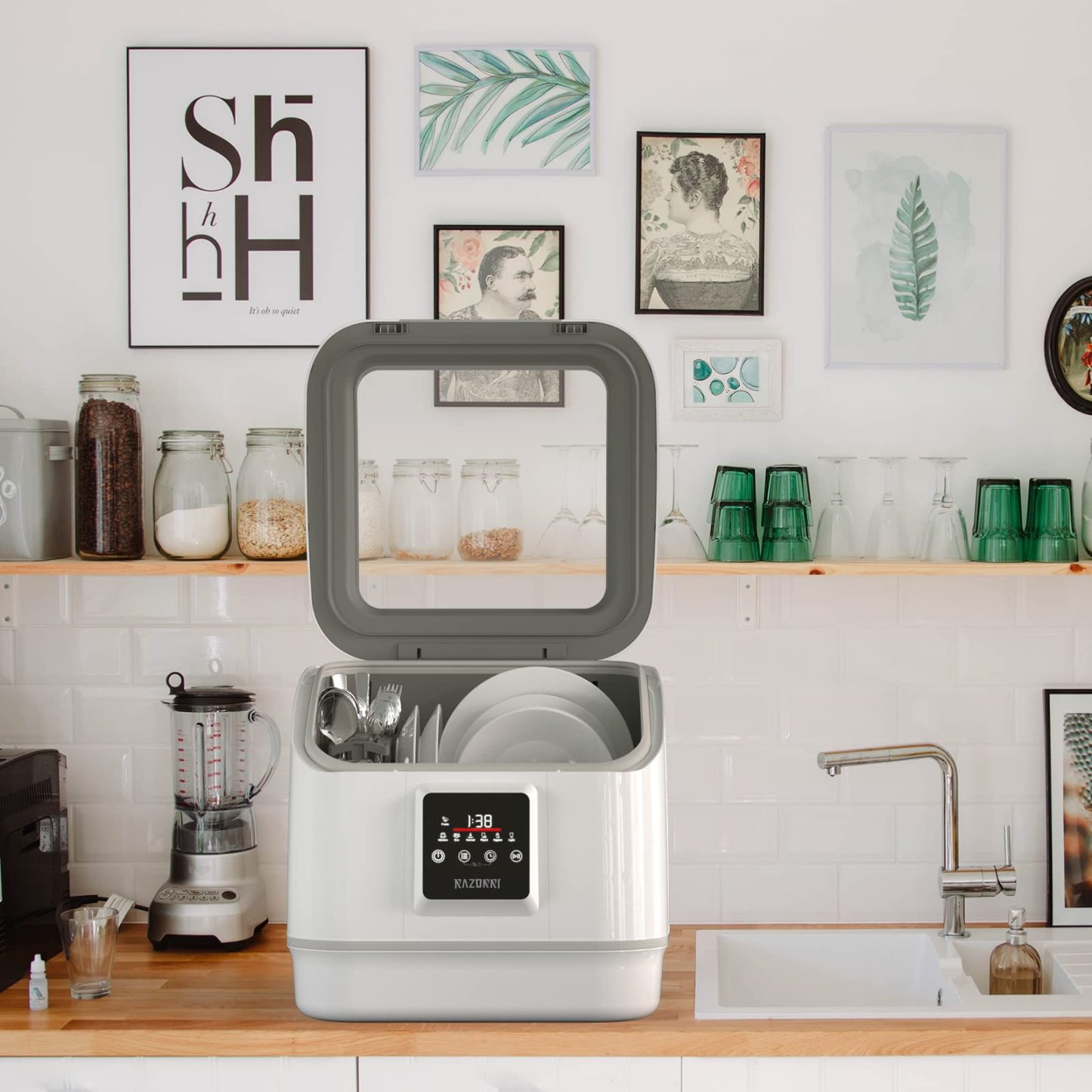 Countertop Smart Dishwasher