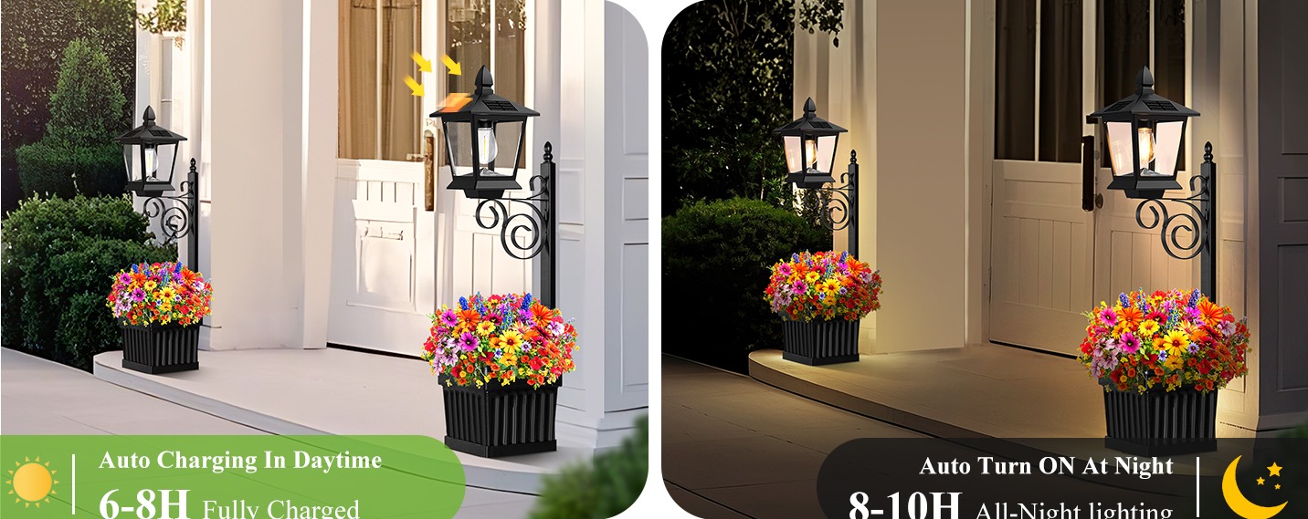led planters