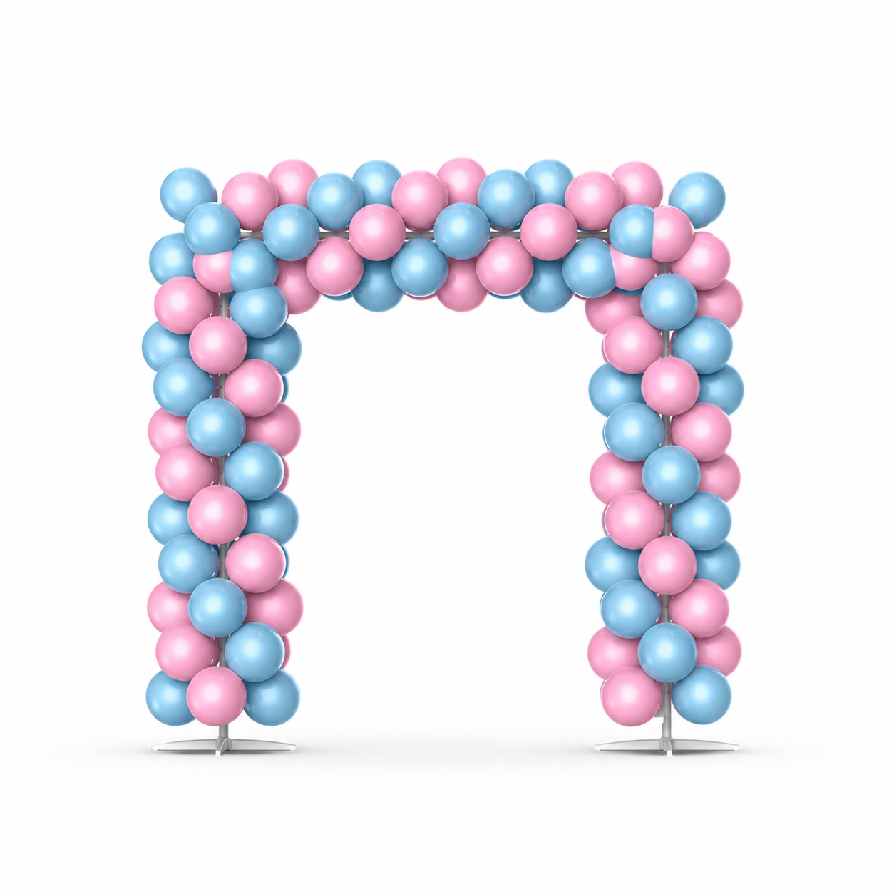 Dreamy Pink & Blue Balloon Arch Decoration Set
