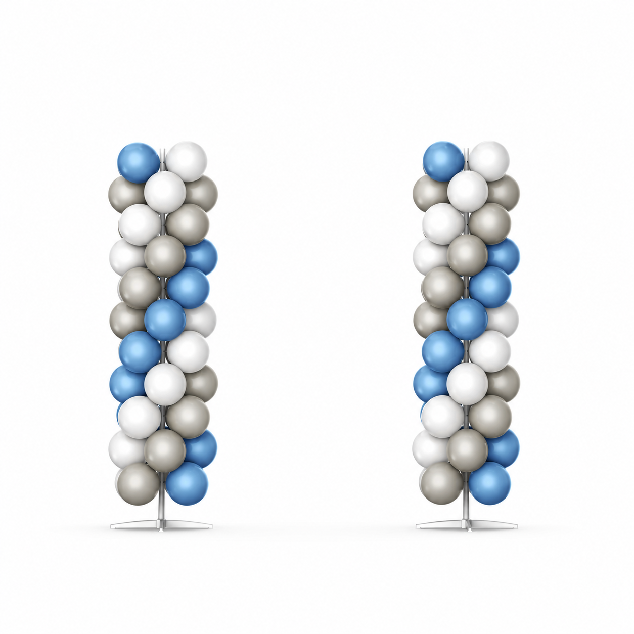 Luxury Business Blue & Grey Balloon Arch Decoration Set