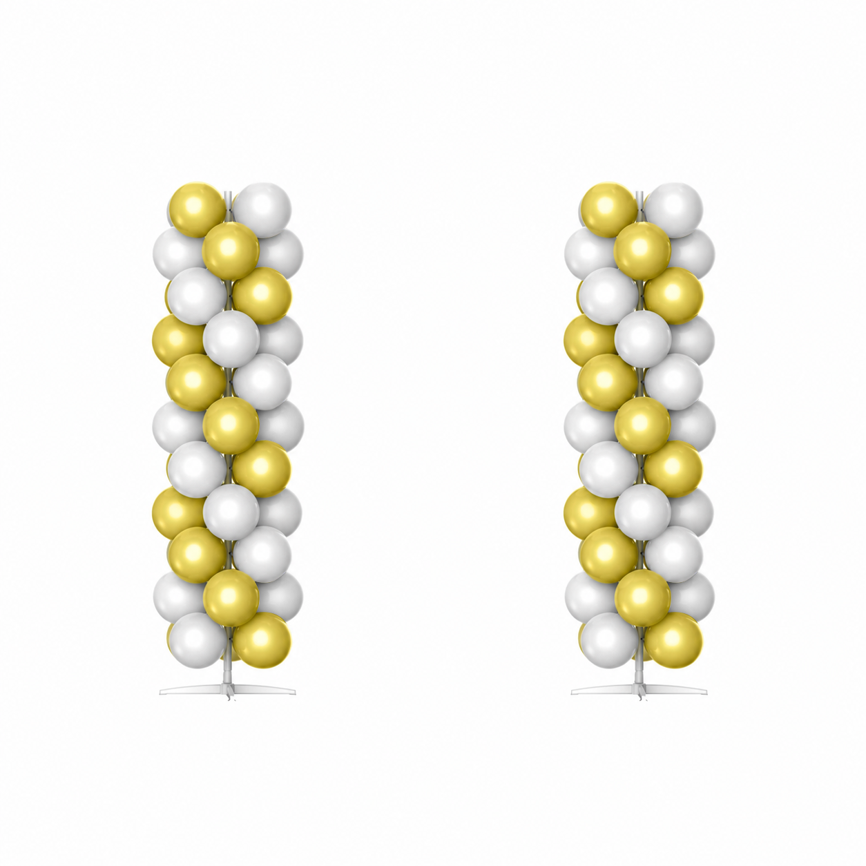Luxury Gold & White Balloon Arch Kit