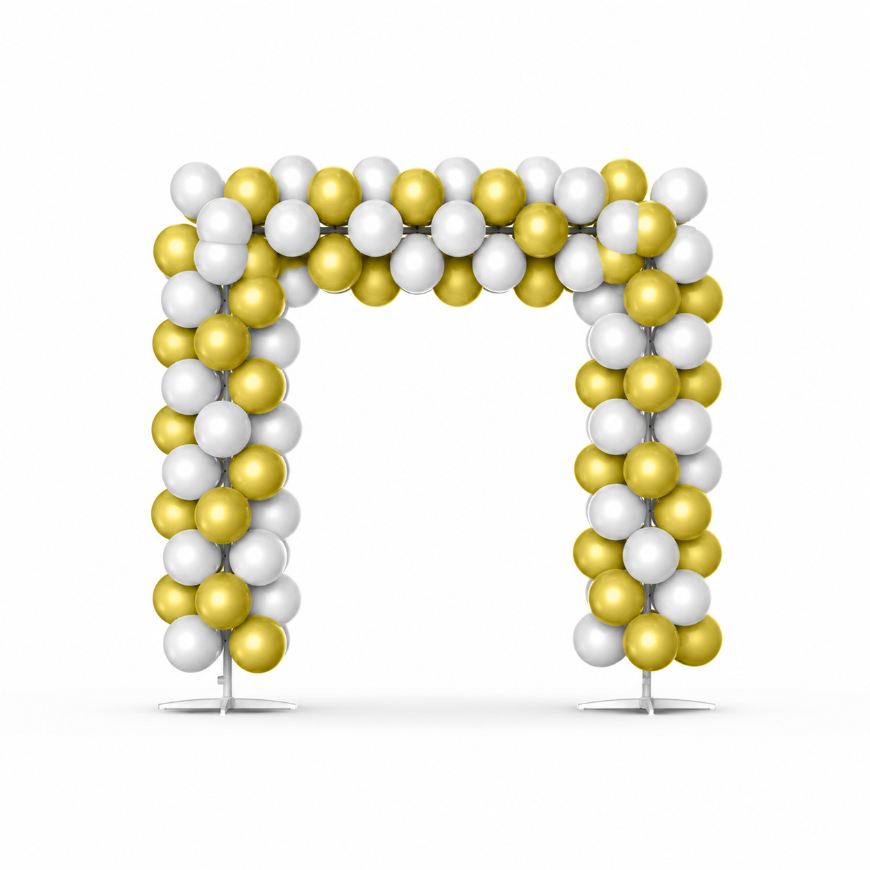 Luxury Gold & White Balloon Arch Kit