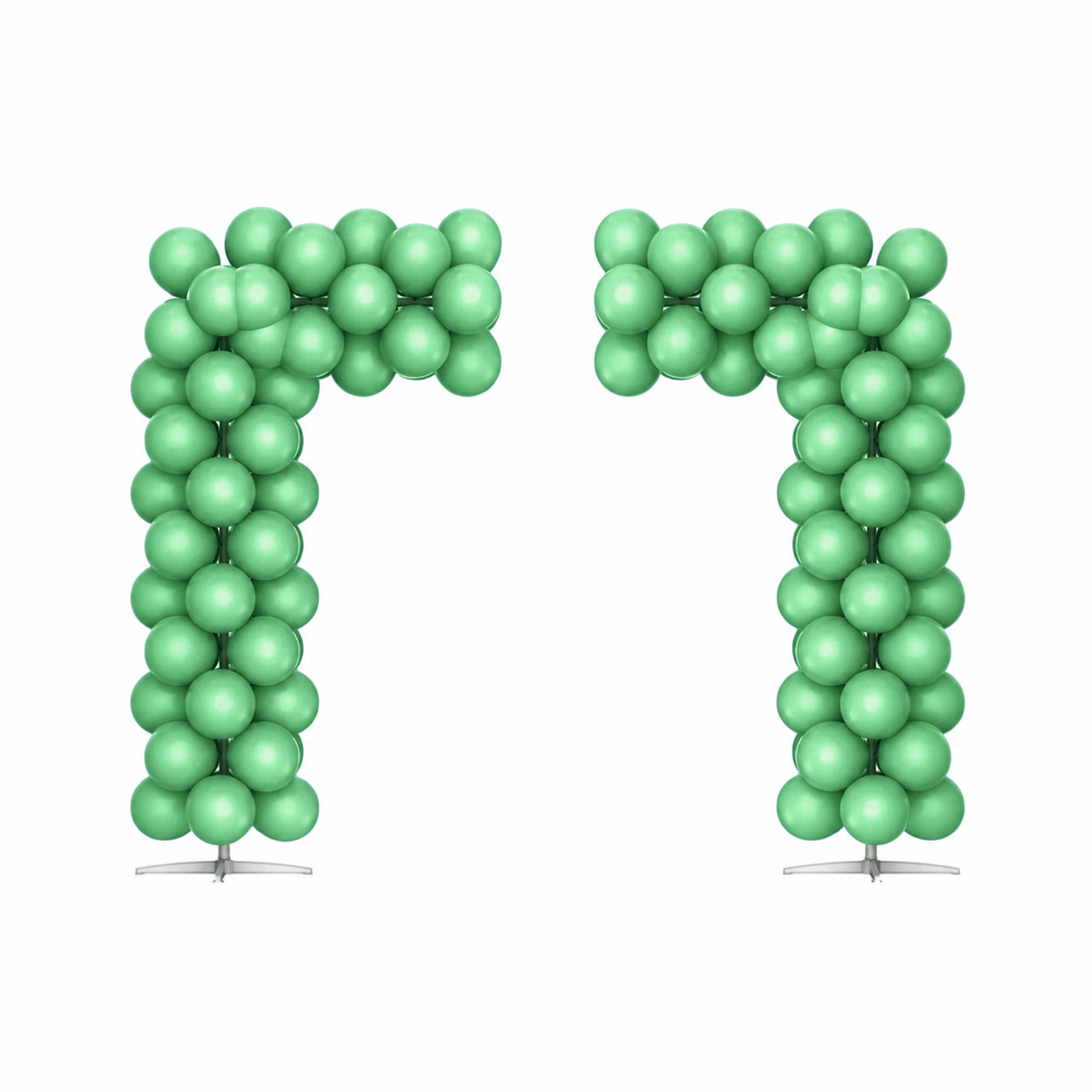 Christmas All Green Balloon Arch Decoration Set