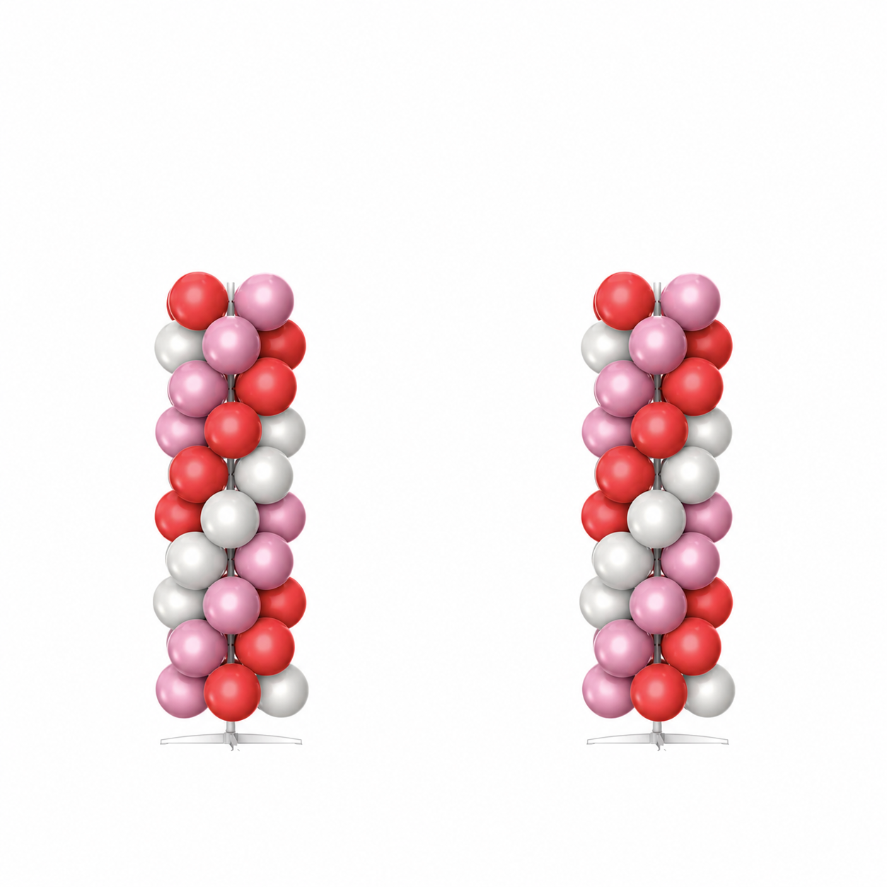Dusty Pink & Burgundy Contrast Color Balloon Arch Kit