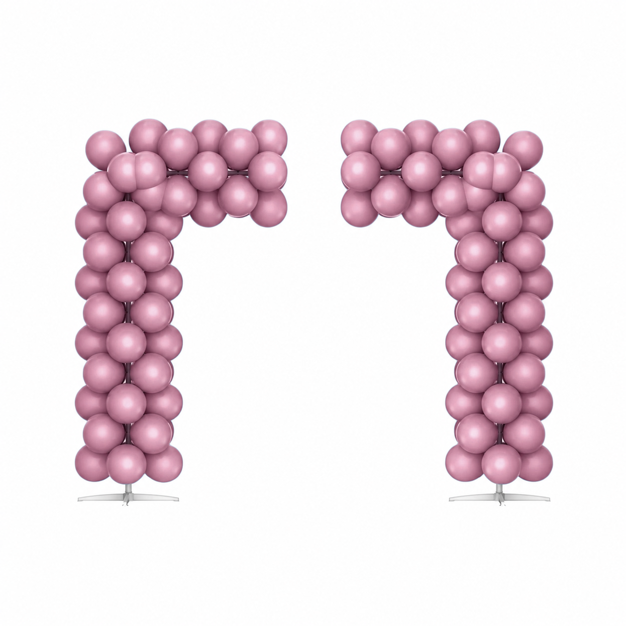 Soft Mist Dusty Pink Balloon Arch Kit