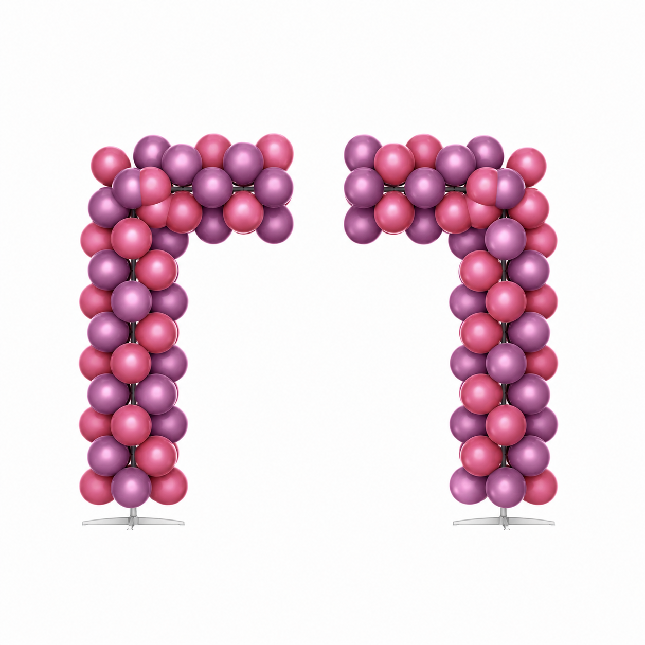 Deep Rose Gradient Balloon Arch Kit