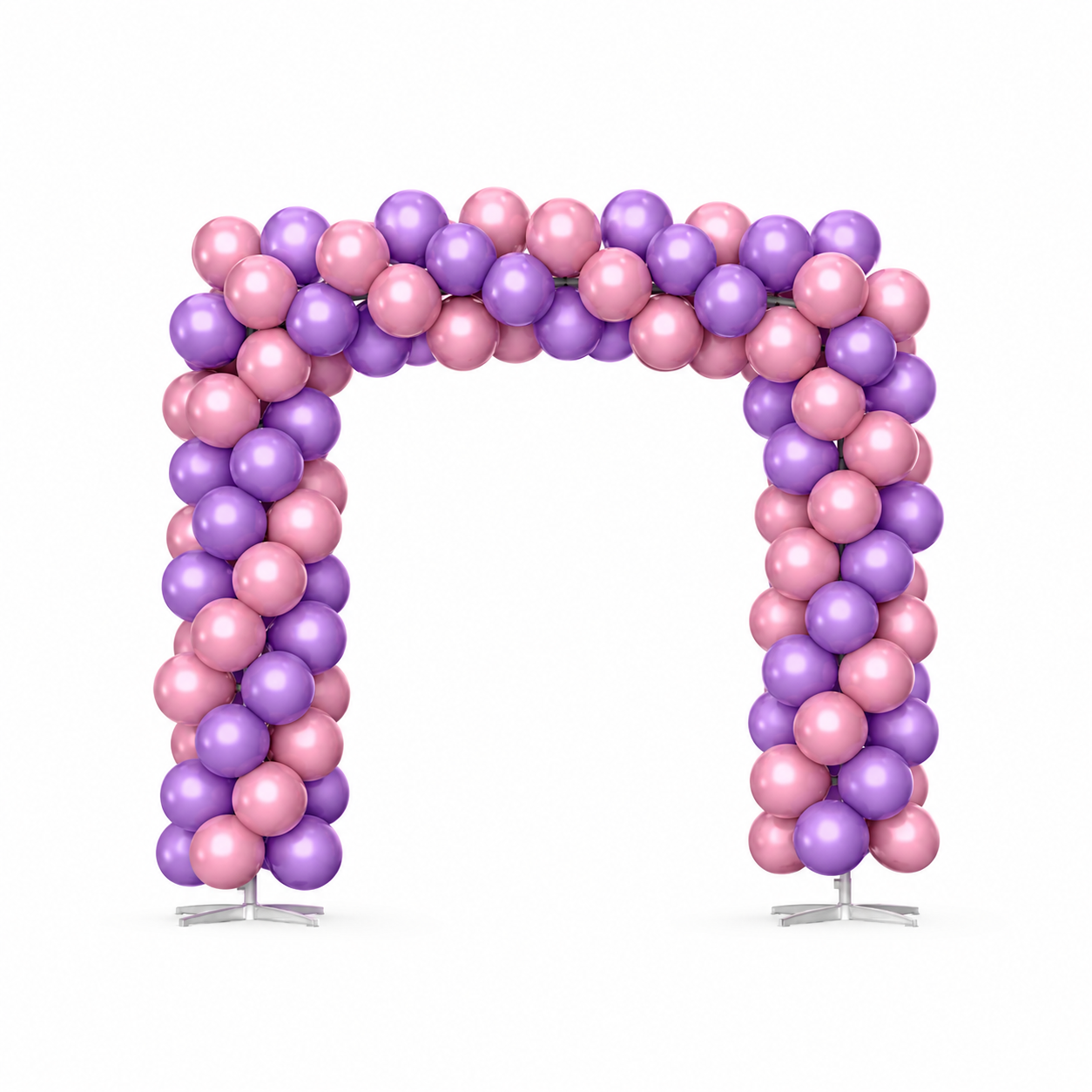Pink Birthday Bash Balloon Arch Decoration Set