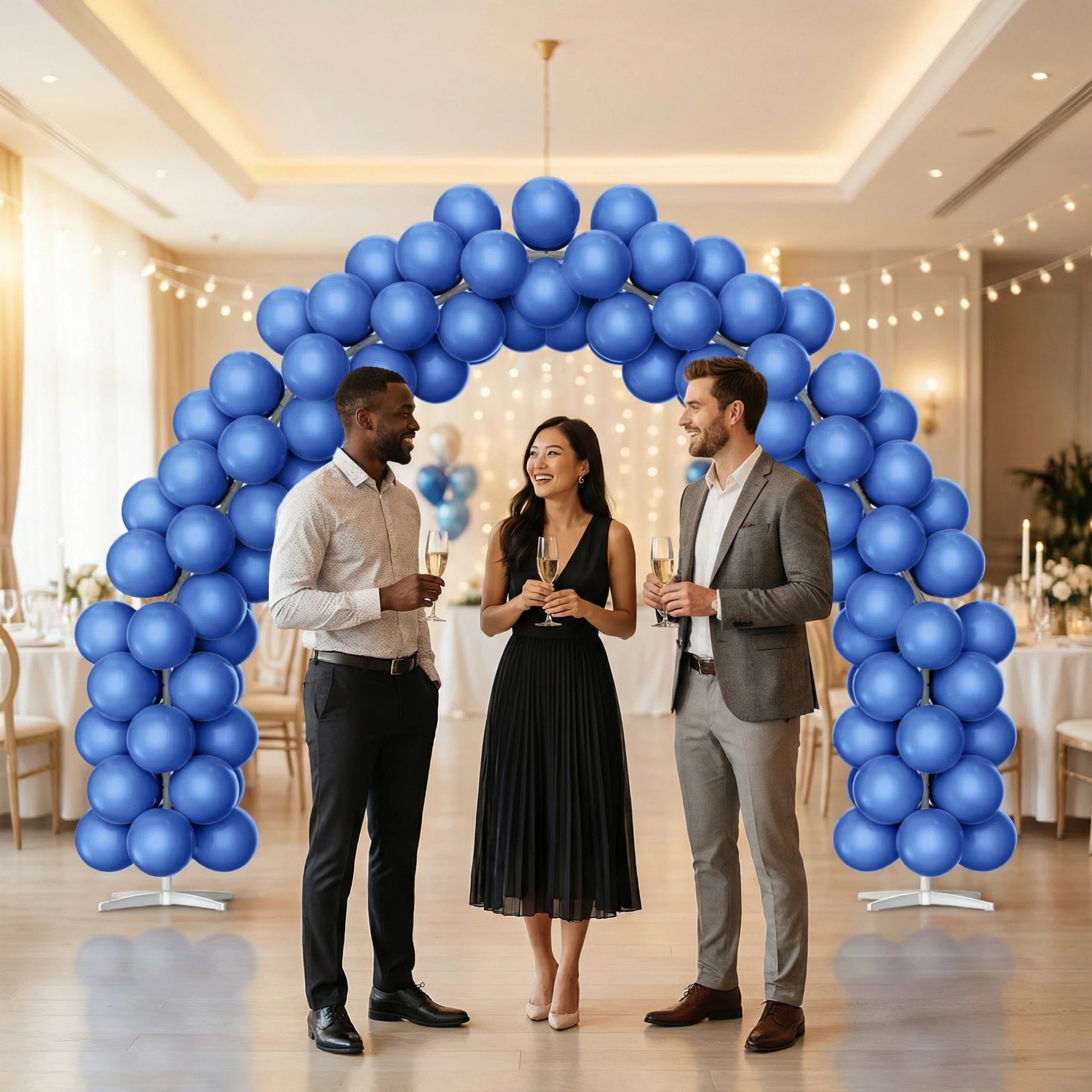 Deep Royal Blue Solid Color Balloon Arch Kit