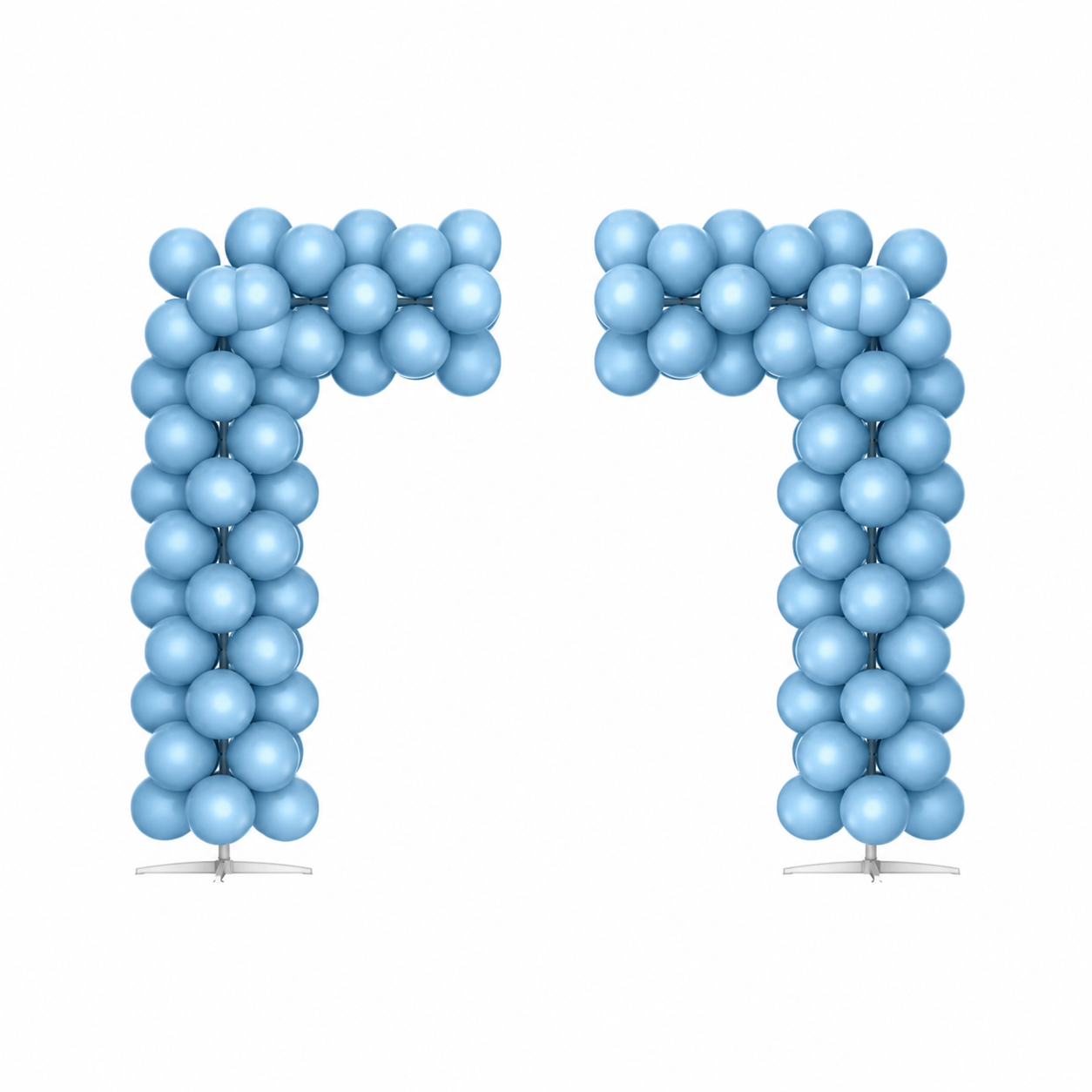 Light Blue Balloon Arch Decoration Set