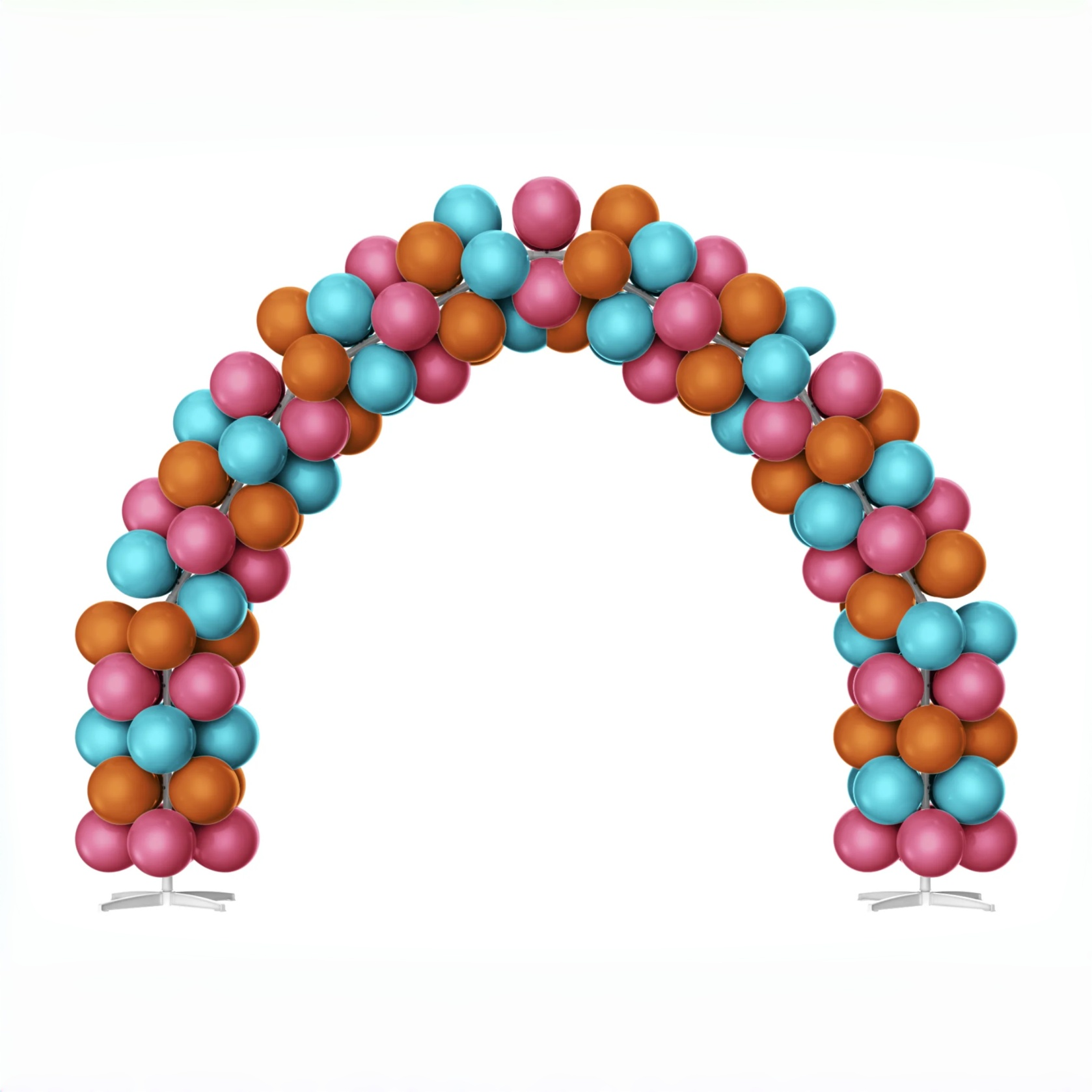 Bohemian Style Contrast Color Balloon Arch Decoration Set