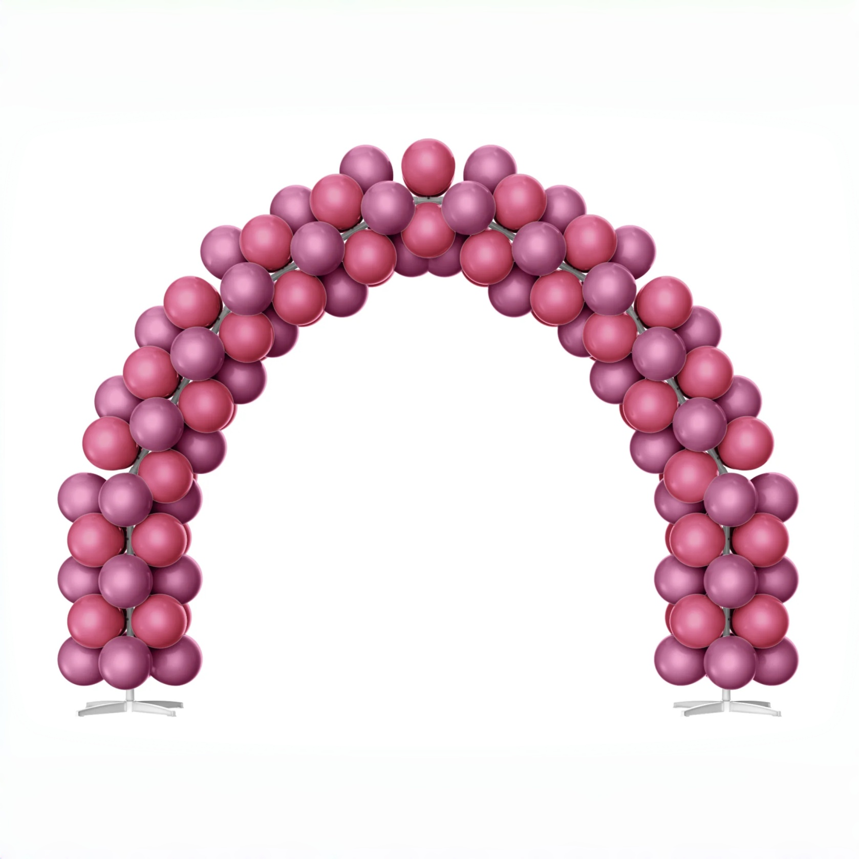 Deep Rose Gradient Balloon Arch Kit