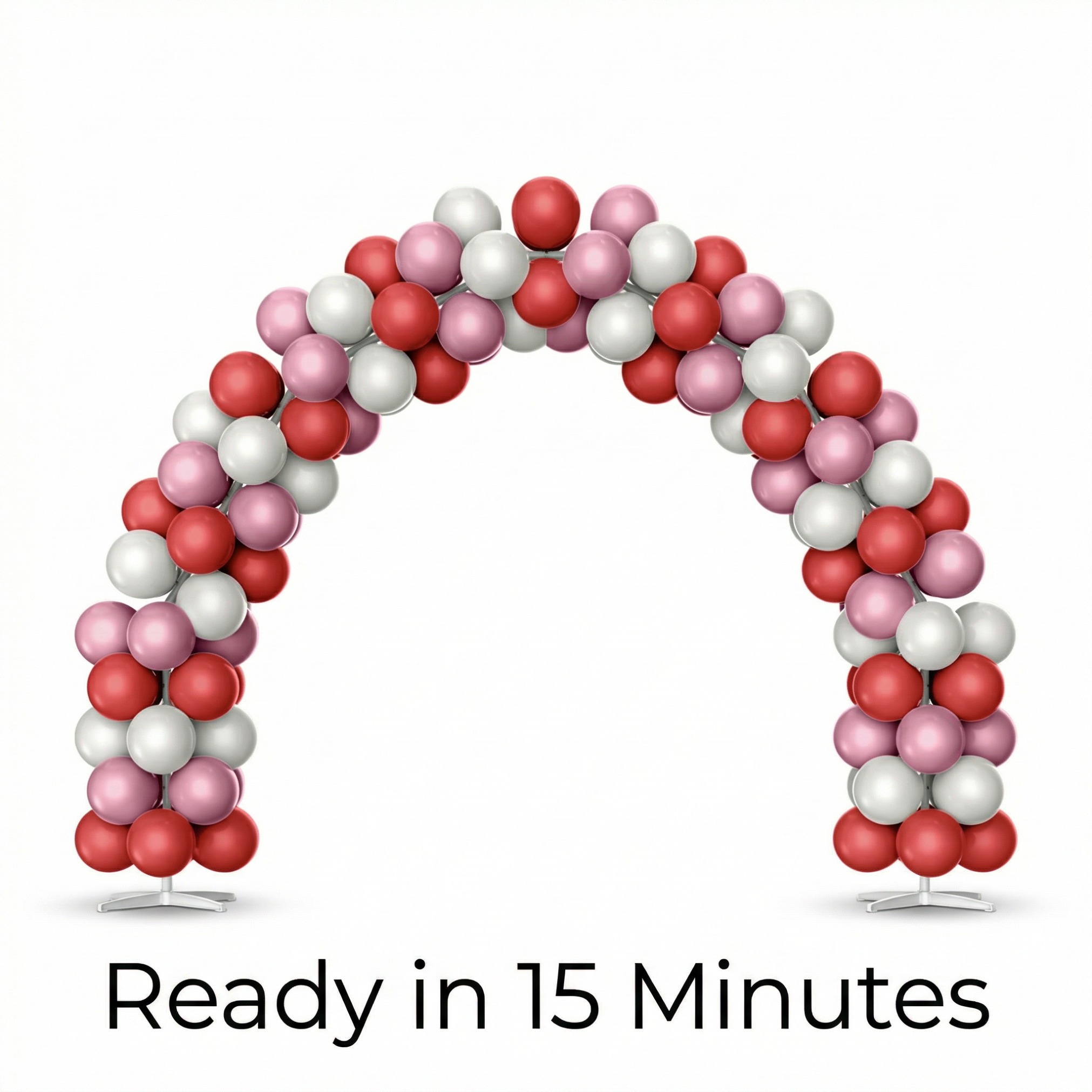 Dusty Pink & Burgundy Contrast Color Balloon Arch Kit