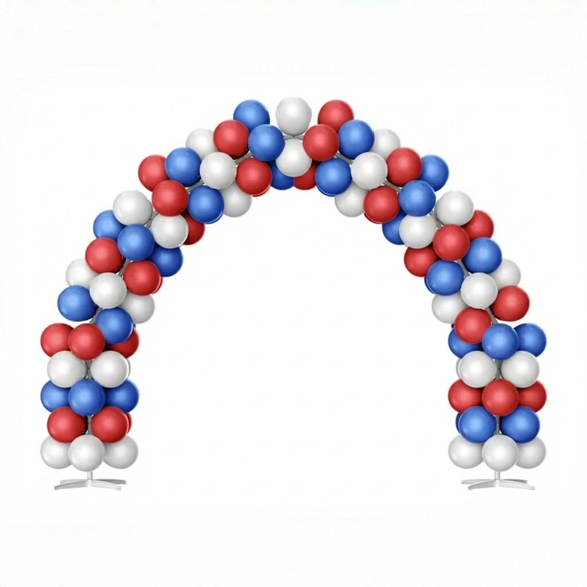 Red & White & Blue Balloon Arch Decoration Set