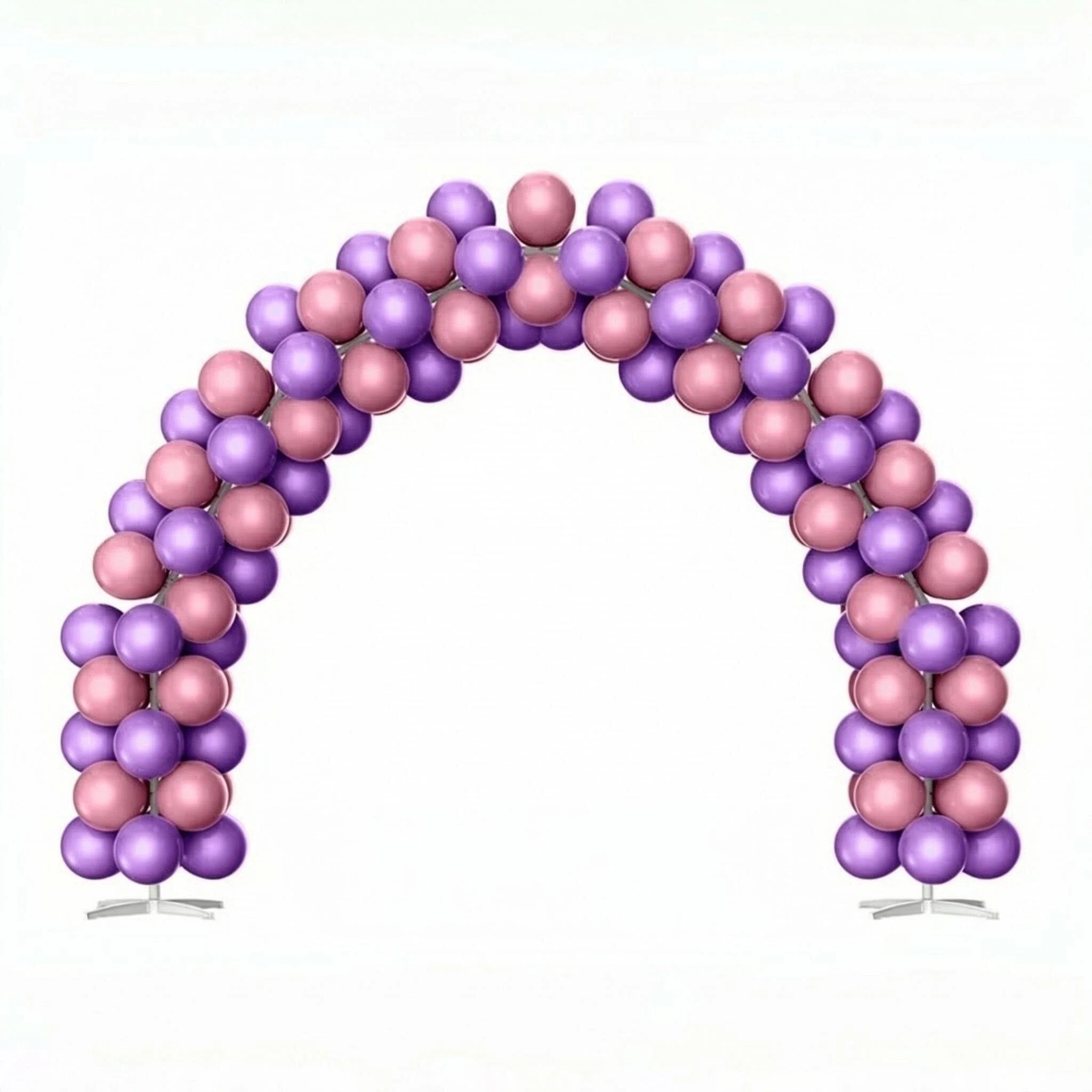 Pink Birthday Bash Balloon Arch Decoration Set