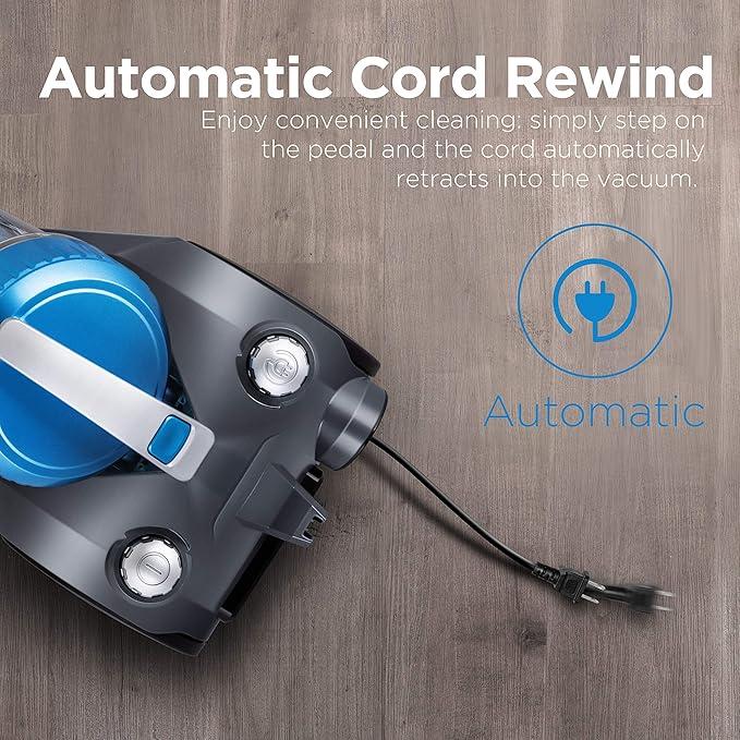 Aspiradora de trineo sin bolsa WhirlWind de 2,5 l. Ligera y potente, ideal para alfombras, suelos duros y pelo de mascotas. Fácil de manejar con boquilla para rincones. Gran capacidad para múltiples superficies. Ideal para el hogar. Oferta de Jumps
