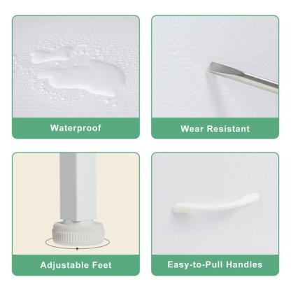 【Nuevo color】Torre de almacenamiento de tela con 9 cajones, organizador de cómoda para dormitorio, cajonera con cestas de tela, estructura de acero y superficie de madera.