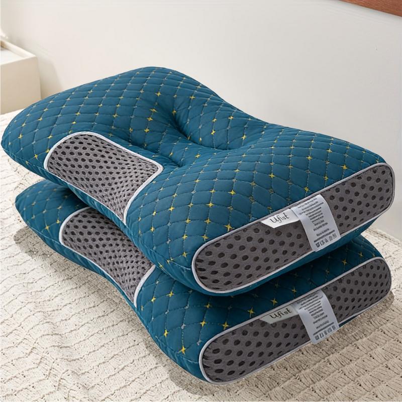 Almohada de masaje de cuello para parejas: soporte ortopédico ergonómico ajustable, núcleo de almohada suave de alta calidad, funda de almohada de punto desmontable, alivia el dolor de cuello, ayuda a dormir. Altura ergonómica para un soporte cervical ópt