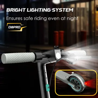 Patinete eléctrico potente de 350 W para adultos (2026), largo alcance (19-22 km), velocidad máxima (30 km/h), divertido patinete deportivo ajustable de 3 velocidades, batería de 36 V y 7,8 Ah, portátil, plegable, con control por aplicación.
