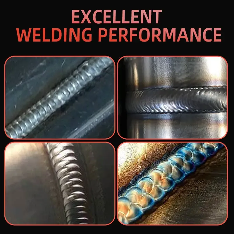 Soldadora MIG-145 de núcleo fundente, 145 A, 110 V, sin gas, MIG/Stick/Lift TIG, 3 en 1, portátil, con inversor IGBT y control sinérgico.