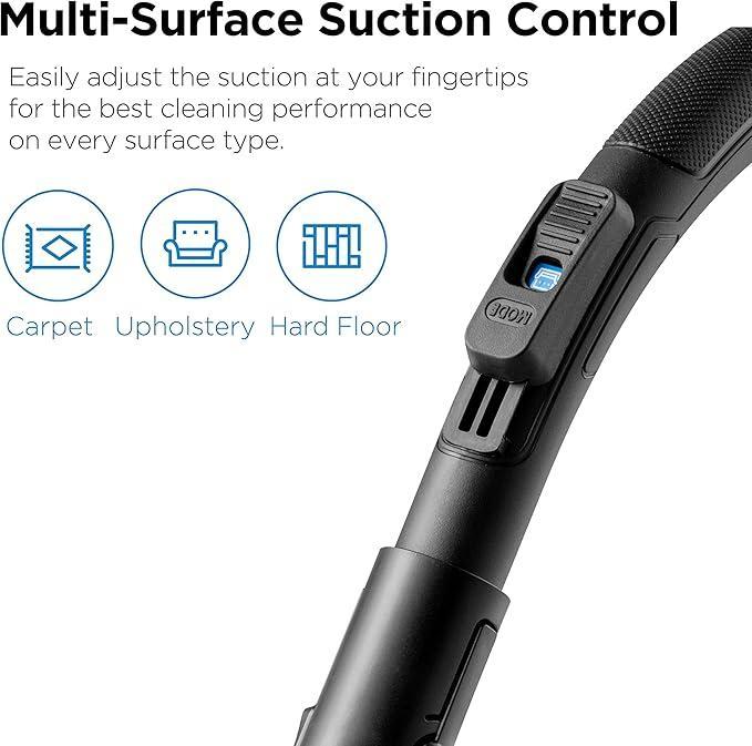 Aspiradora de trineo sin bolsa WhirlWind de 2,5 l. Ligera y potente, ideal para alfombras, suelos duros y pelo de mascotas. Fácil de manejar con boquilla para rincones. Gran capacidad para múltiples superficies. Ideal para el hogar. Oferta de Jumps