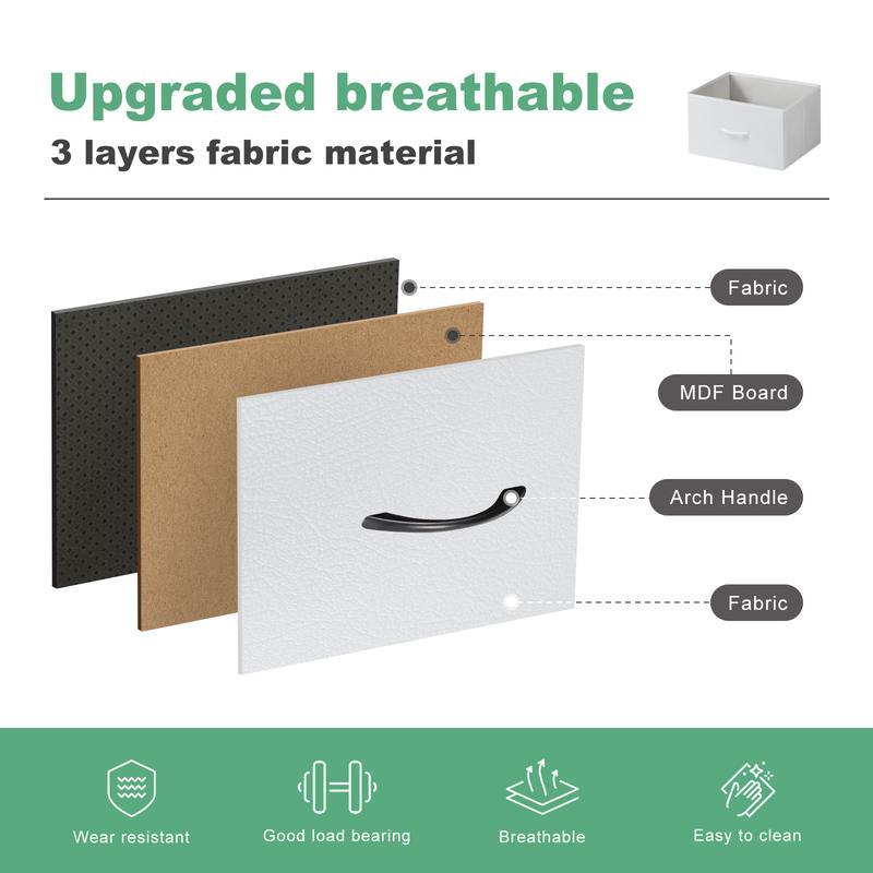 【Nuevo color】Torre de almacenamiento de tela con 9 cajones, organizador de cómoda para dormitorio, cajonera con cestas de tela, estructura de acero y superficie de madera.