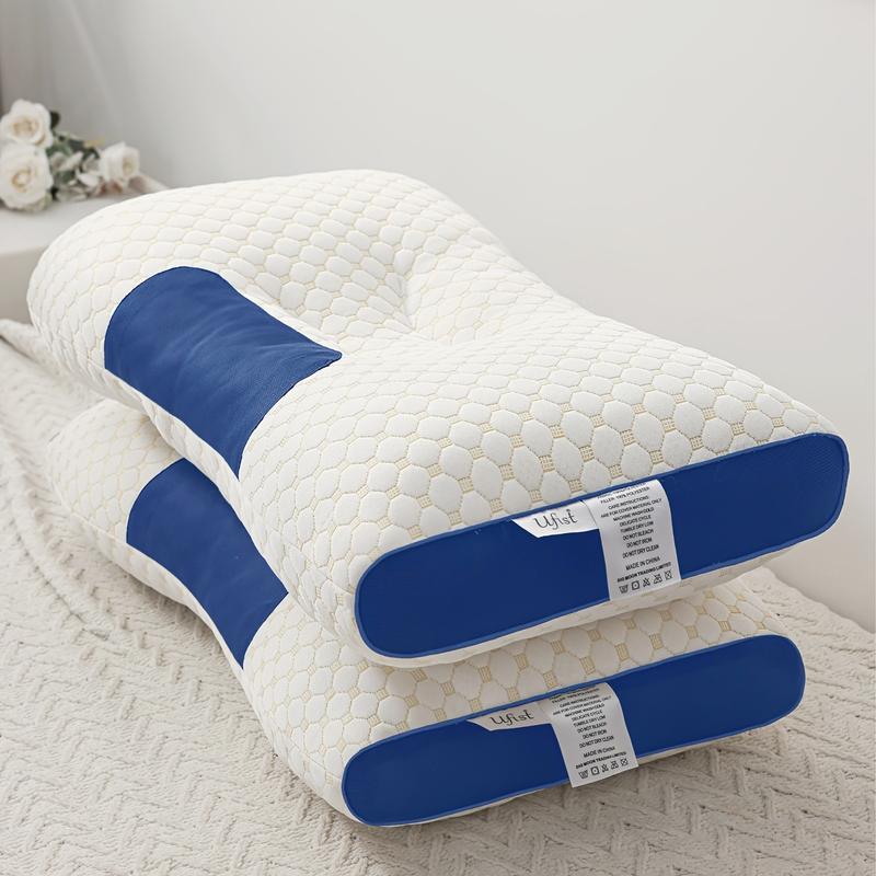 Almohada de masaje de cuello para parejas: soporte ortopédico ergonómico ajustable, núcleo de almohada suave de alta calidad, funda de almohada de punto desmontable, alivia el dolor de cuello, ayuda a dormir. Altura ergonómica para un soporte cervical ópt