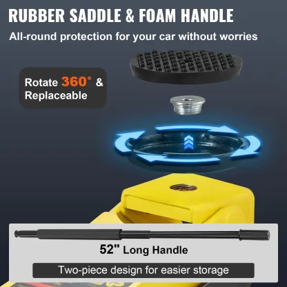 Gato Hidráulico de Perfil Bajo 4 Toneladas, Acero Pesado, Doble Pistón con Bomba Rápida, Portátil, para Ruedas de Autos - Super Brand Day