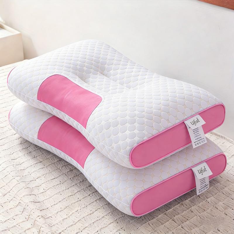 Almohada de masaje de cuello para parejas: soporte ortopédico ergonómico ajustable, núcleo de almohada suave de alta calidad, funda de almohada de punto desmontable, alivia el dolor de cuello, ayuda a dormir. Altura ergonómica para un soporte cervical ópt