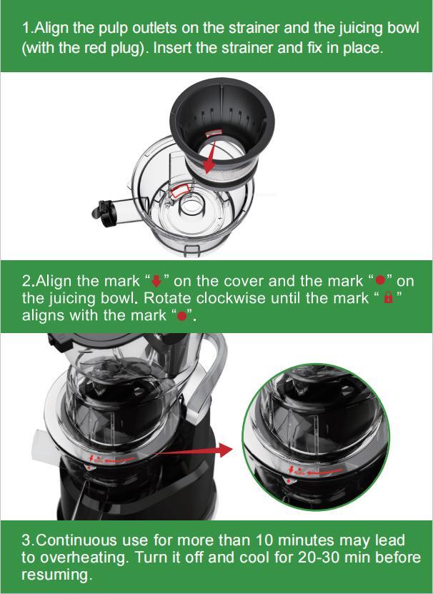 KITCHEN IN THE BOX Cold Press Juicer, Slow Masticating Juicer with Dual Feed Chutes, Dry Pulp, High Juice Yield, BPA-Free KITCHEN IN THE BOX Cold Press Juicer, Slow Masticating Juicer with Dual Feed Chutes, Dry Pulp, High Juice Yield, BPA-Free