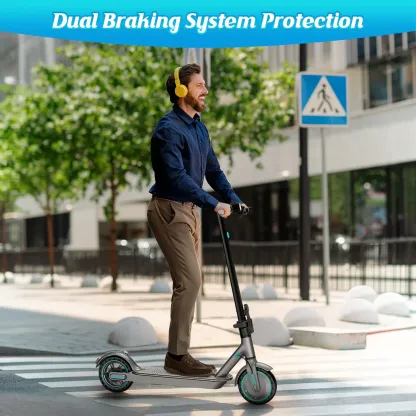 Patinete eléctrico potente de 350 W para adultos (2026), largo alcance (19-22 km), velocidad máxima (30 km/h), divertido patinete deportivo ajustable de 3 velocidades, batería de 36 V y 7,8 Ah, portátil, plegable, con control por aplicación.