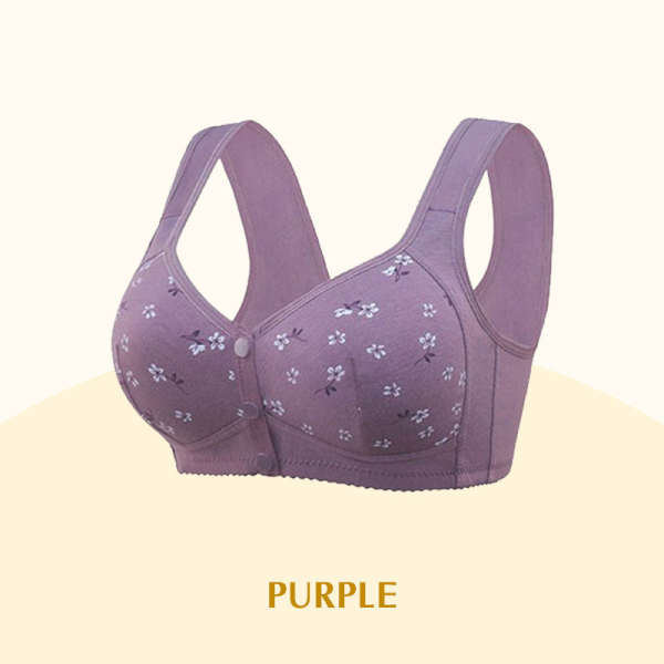 Women's 18-Hour Ultimate Lift Wireless Full-Coverage Front Button Bra Comfortable & Convenient 🔥Buy 1 Get 2 Free 🔥