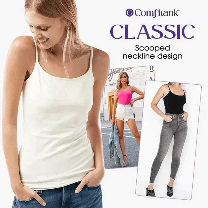 🔥Hot sale🔥 Women Tank Top with Built in Bra Camisole