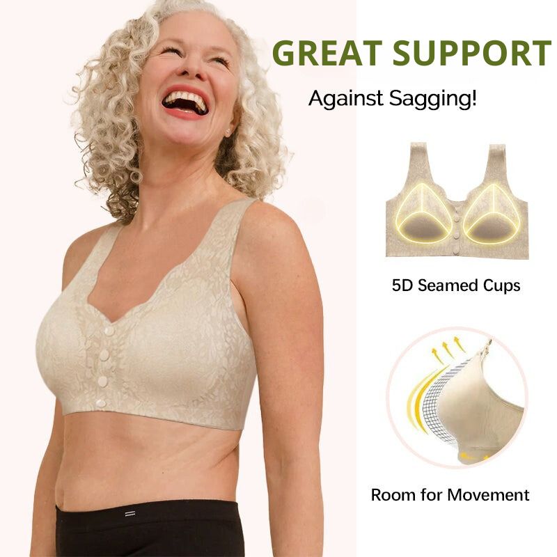 ✨LAST DAY SALE 48% – Zero Feel Lace Full Coverage Front Closure Bra