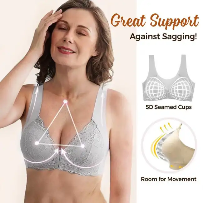 FRONT CLOSURE 5D SHAPING PUSH UP COMFY WIRELESS BRA