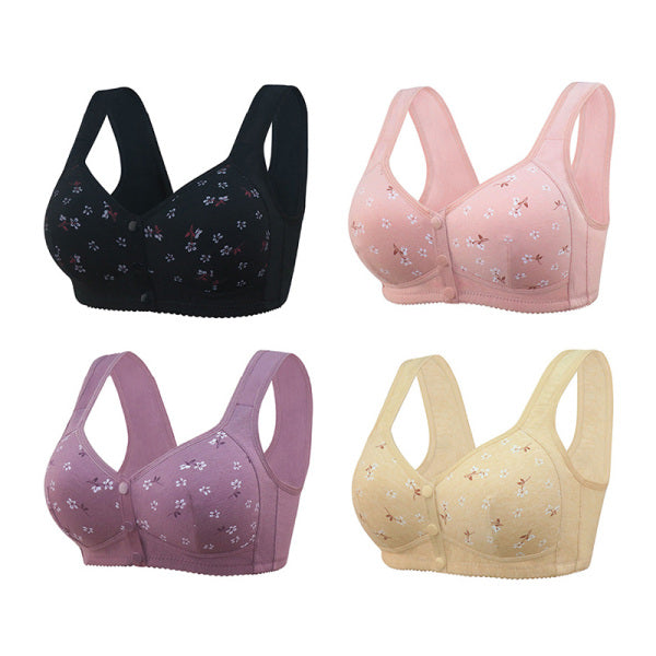 Women's 18-Hour Ultimate Lift Wireless Full-Coverage Front Button Bra Comfortable & Convenient 🔥Buy 1 Get 2 Free 🔥