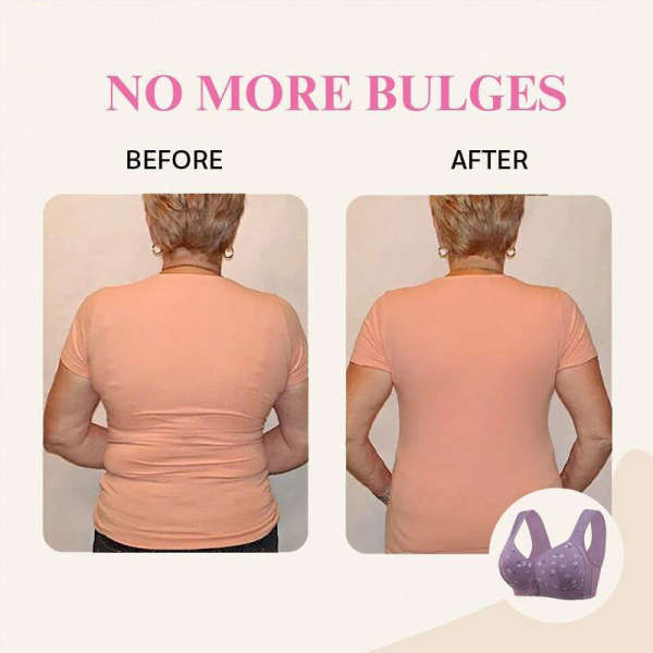 Women's 18-Hour Ultimate Lift Wireless Full-Coverage Front Button Bra Comfortable & Convenient 🔥Buy 1 Get 2 Free 🔥