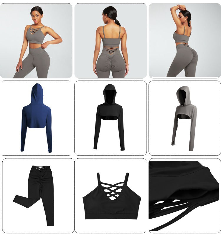 Workout Fitness Long Sleeve Shrug