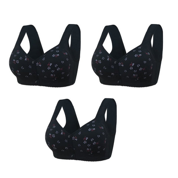 Women's 18-Hour Ultimate Lift Wireless Full-Coverage Front Button Bra Comfortable & Convenient 🔥Buy 1 Get 2 Free 🔥
