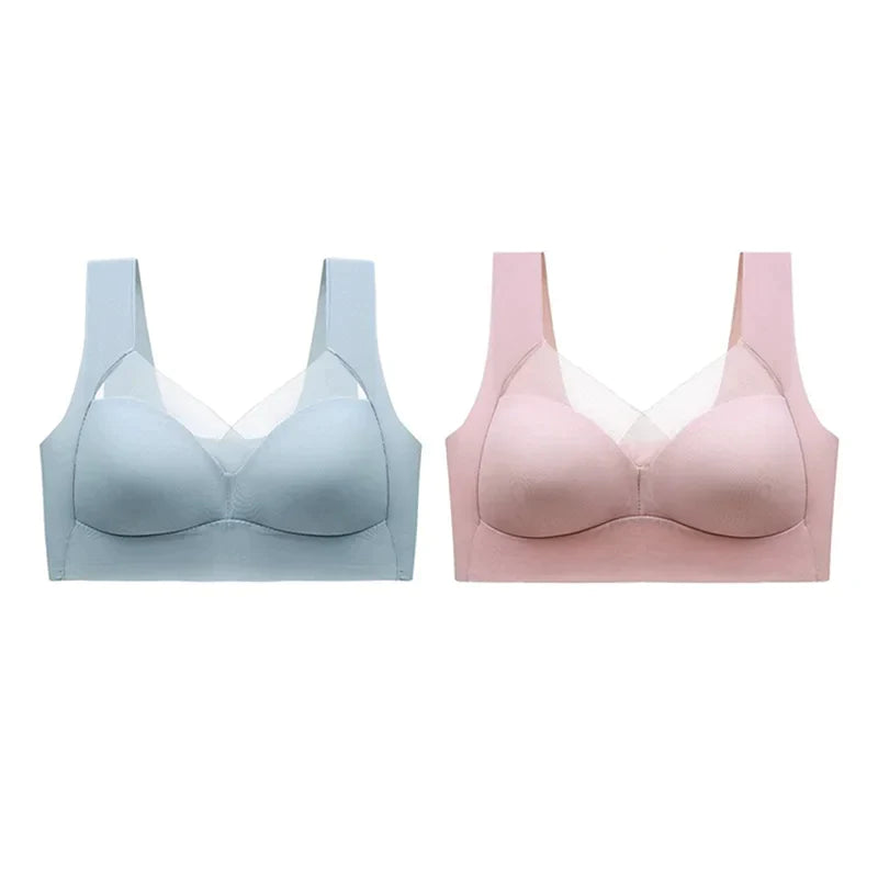 Buy 1 Free 1(2packs)🔥 Plus Size Seamless Push Up Wireless Bras-50% OFF!FREE SHIPPING