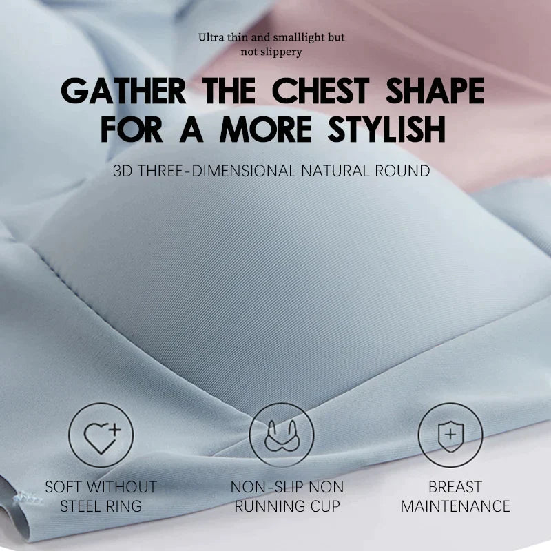 Buy 1 Free 1(2packs)🔥 Plus Size Seamless Push Up Wireless Bras-50% OFF!FREE SHIPPING