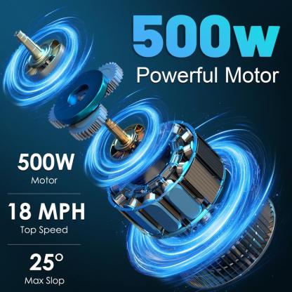 Bicicleta eléctrica plegable E14 para adultos | Motor de 48 V y 500 W | Bicicleta urbana ligera de 14" | Hasta 29 km/h