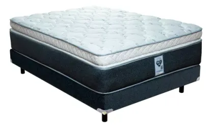 Colchón Matrimonial Spring Air Gibson + Box + Bcos +osito Sp