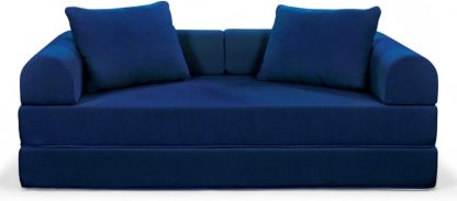 Naap Concept Sofá Cama Teddy Chenille | Diseño Convertible | Hecho 100% de Espuma | Comodidad y Versatilidad | 200x100x65 cm (Oxford)