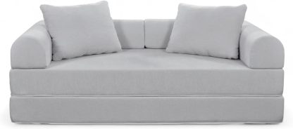 Naap Concept Sofá Cama Teddy Chenille | Diseño Convertible | Hecho 100% de Espuma | Comodidad y Versatilidad | 200x100x65 cm (Oxford)