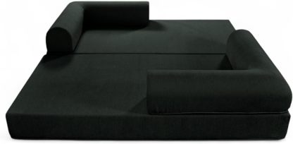Naap Concept Sofá Cama Teddy Chenille | Diseño Convertible | Hecho 100% de Espuma | Comodidad y Versatilidad | 200x100x65 cm (Oxford)
