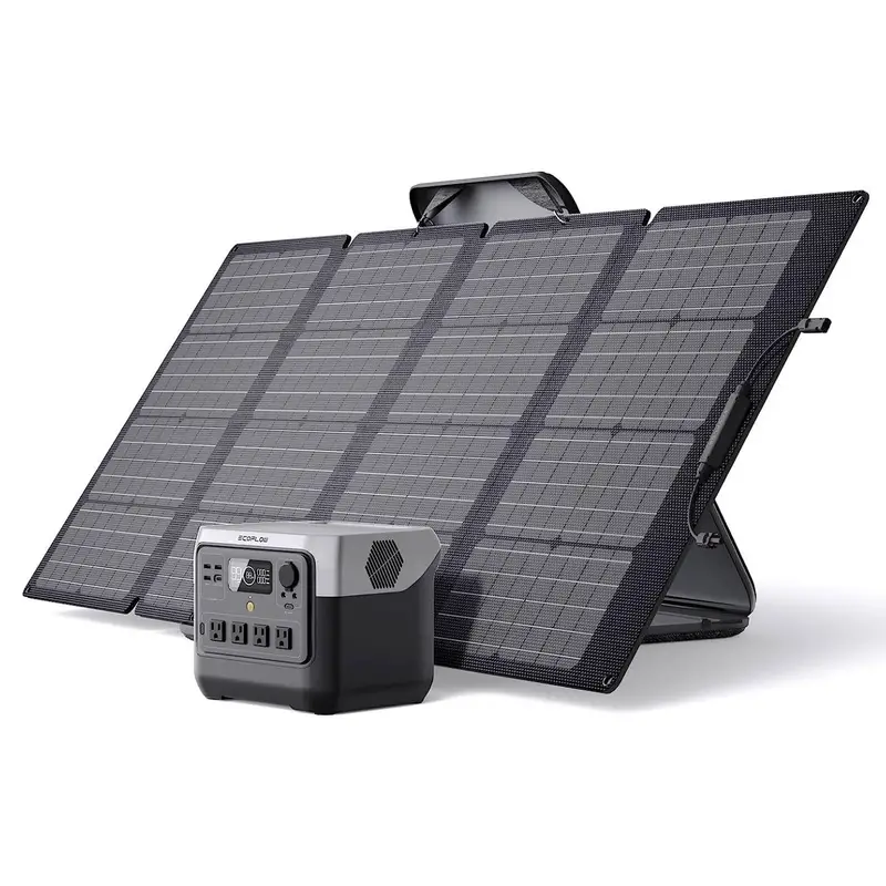 Estaci��n de energ��a port��til ECOFLOW RIVER 2 Pro 700, bater��a LiFePO4 de 718Wh, carga r��pida de 70 minutos, 4X800W (X-Boost 1600W) salidas AC