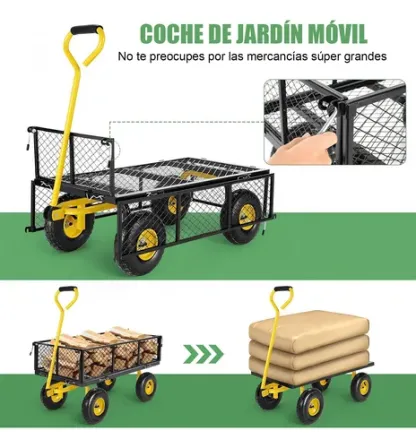 Carro Carrito De Jardín Para Carga Multiusos