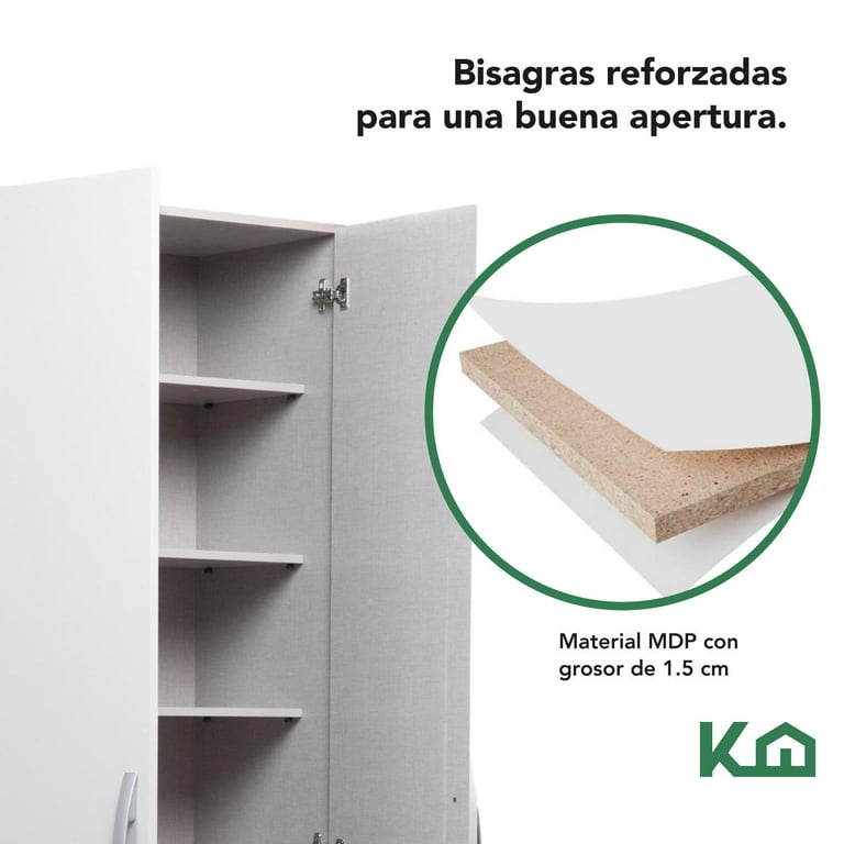 Mueble Ropero Closet Armario Mdp 2 Puertas Organizador Casa