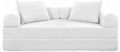 Naap Concept Sofá Cama Teddy Chenille | Diseño Convertible | Hecho 100% de Espuma | Comodidad y Versatilidad | 200x100x65 cm (Oxford)